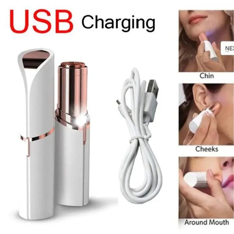 Rechargeable Facial Hair Remover for Women – Painless Shaver & Trimmer