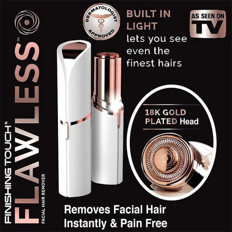 Rechargeable Facial Hair Remover for Women – Painless Shaver & Trimmer