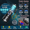 TYMO 5-in-1 Powerful Rechargeable Hammer LED Flashlight | Ultra-Bright Torch with Car Emergency Window Breaker, Cutter & Essential Survival Tool