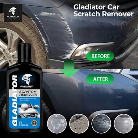 Gladiator Car Scratch Remover - Car Scratches Repair Polishing Wax Anti Scratch Cream Paint Scratch Remover - GT99 - 300ML